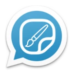 create stickers for whatsapp android application logo